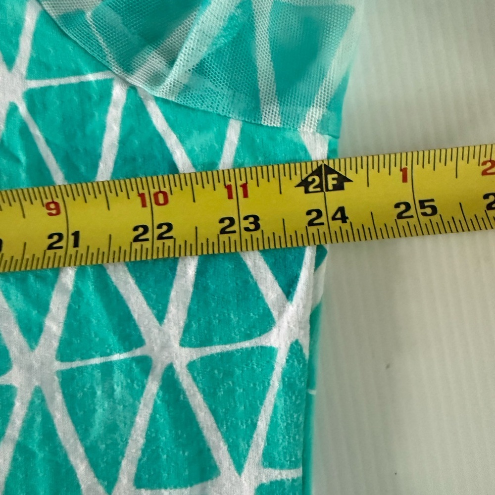 IBKUL 1/4 Zip Top Womens 2XL Quarter Zip Abstract Golf Tennis Mesh  Long Sleeves - Picture 9 of 11